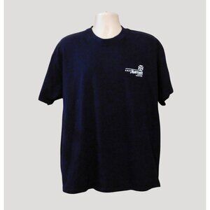 Kauai Marriott Resort Beach Club Tee Shirt XL Navy Blue Hawaii Hanes Beefy-T